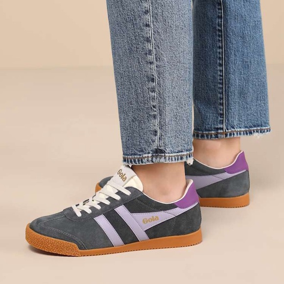 Gola Shoes - Gola Charcoal and Lavender Trainers